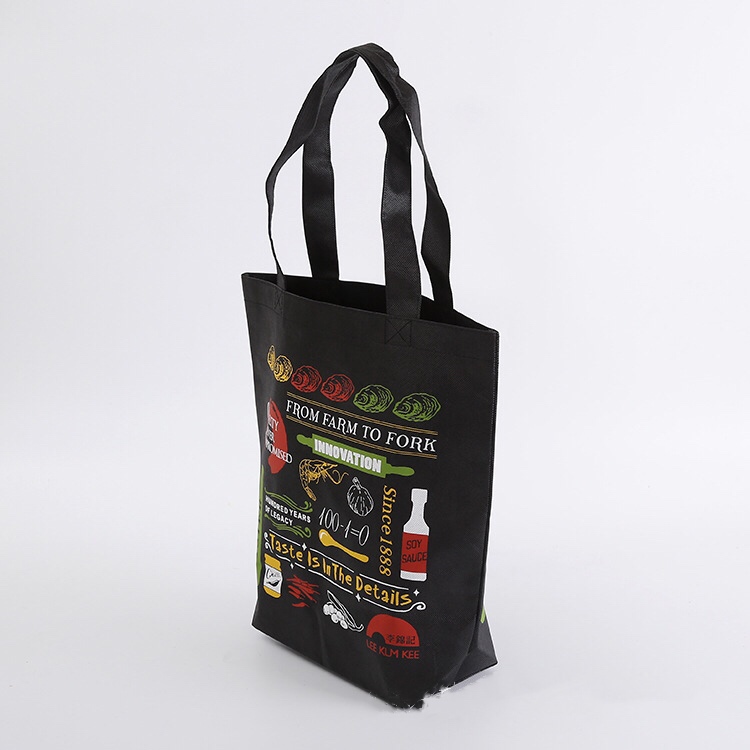 Kina fabrička ekološki prilagođena štampani logotip, reciklirana netkana plastična torba za kućne ljubimce / Rpet, sklopiva torba za kupovinu