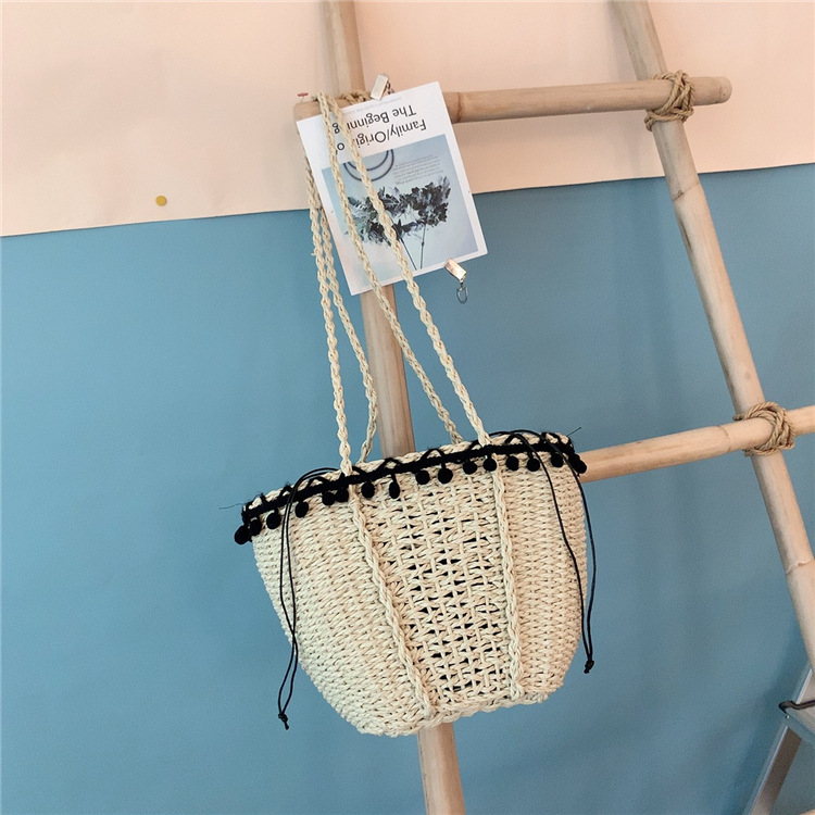 high quality stylish sandbeach knit all-match cheap shopping Women creative fashion summer Handbags