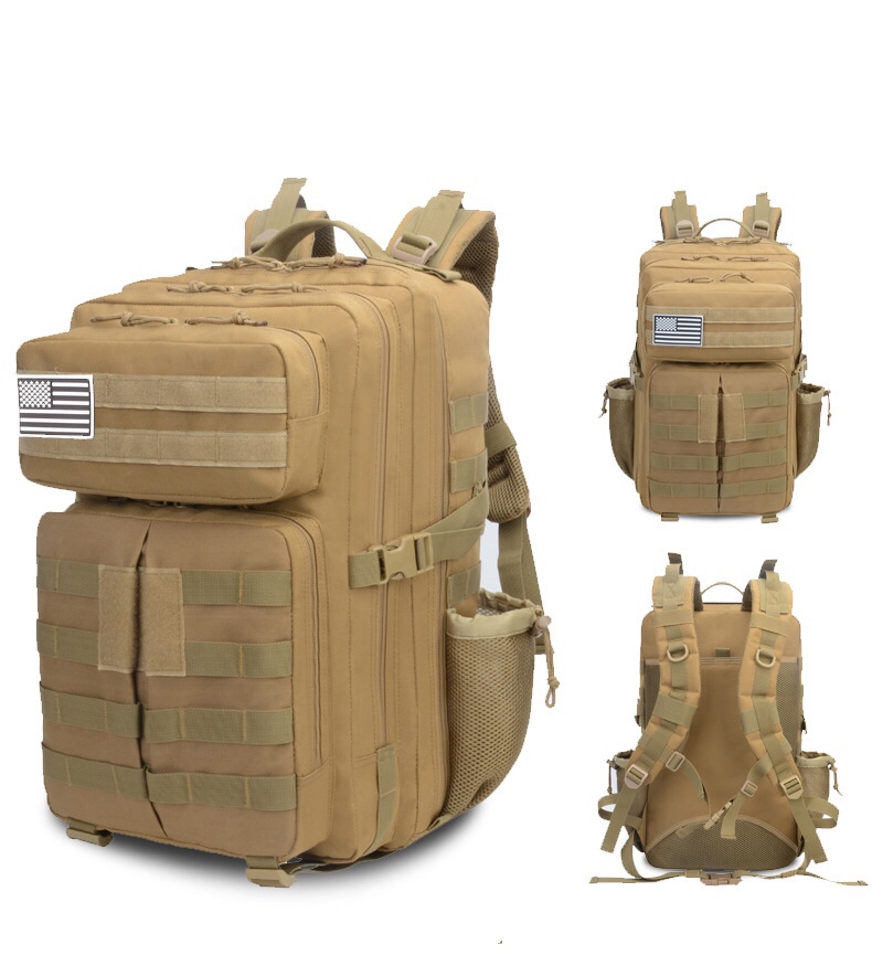 armata ta 'kwalità għolja multifunzjonali bl-ingrossa clambing tattika durabbli waterproof militari cutproof qutdoor backpack