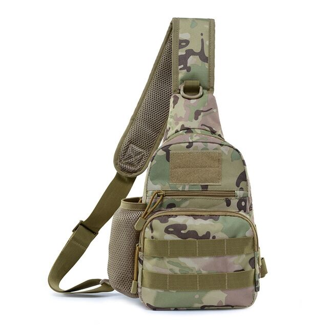 Hot sale outdoor multifunction waterproof 900D oxford military tactical crossbody chest bag