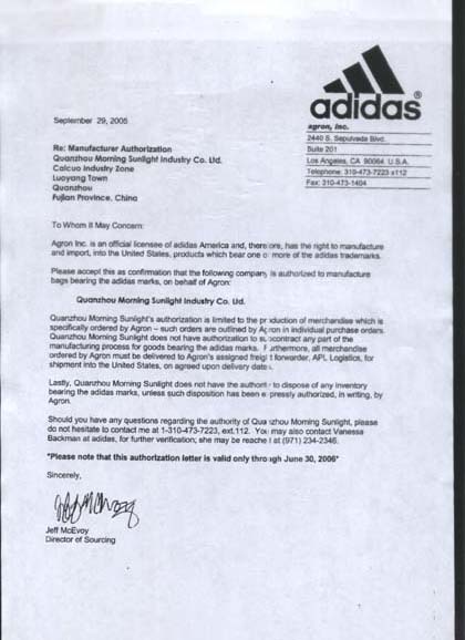 adidas audit